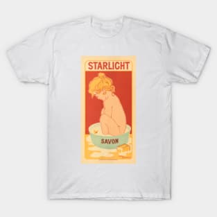 STARLIGHT SAVON by Belgian Artist Henri Meunier 1900 from Les Maitre de L'Affiches Series T-Shirt